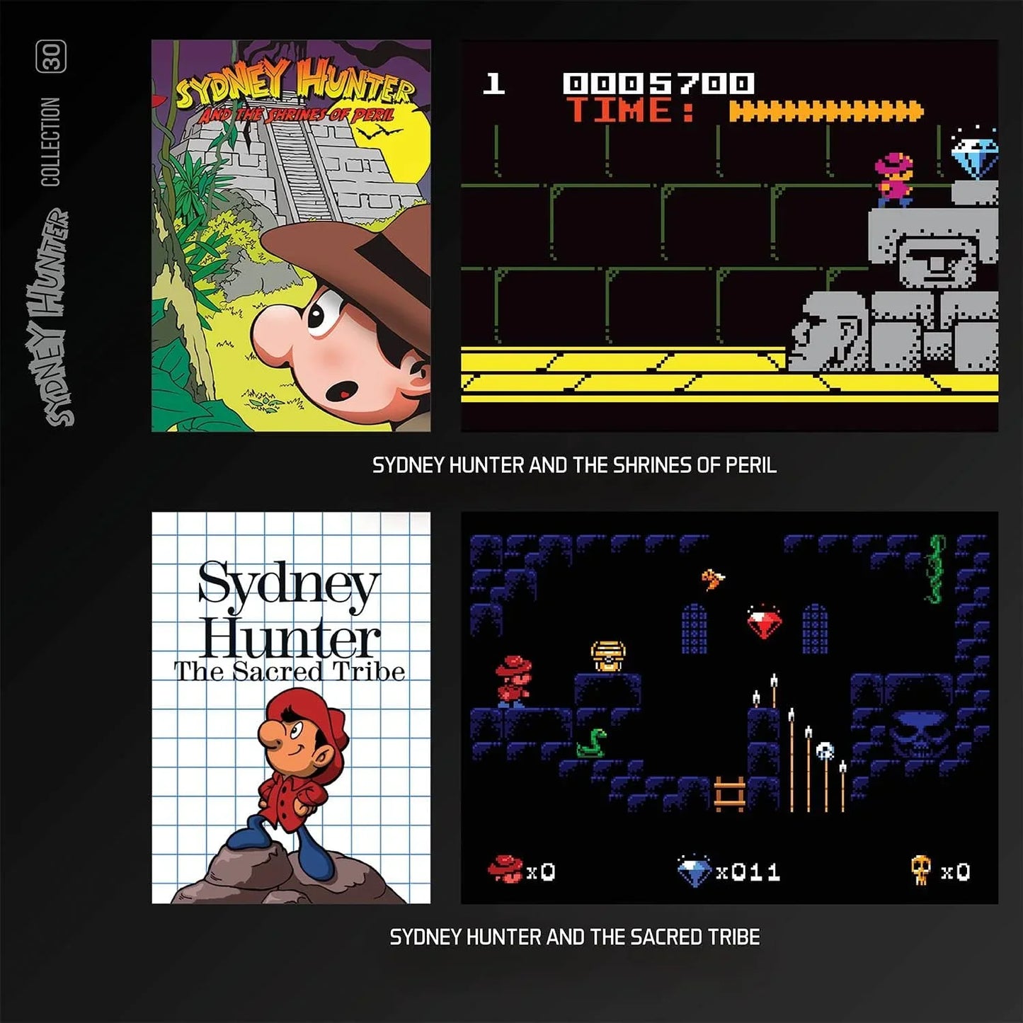レトロゲームコレクション ザ シドニーハンター コレクション CollectorVision Games 2023年発売 Intellivision Sega Master System Super Nintendo NES 各機種対応 多彩な冒険探検 並行輸入品