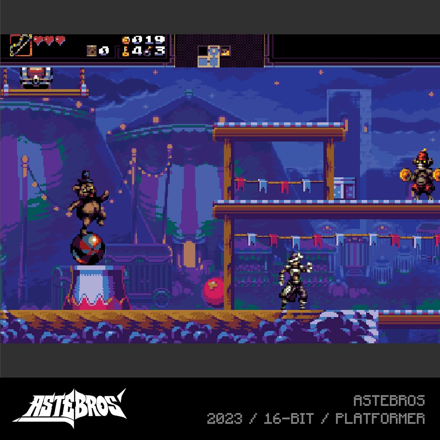 ゲームソフト Demons of Asteborg Astebros Evercade Neofid Studios 16ビット黄金時代 精神継承 最新技術融合 アクションプラットフォーマー 高評価協力プレイ対応 レトロゲームファン必携 幻想世界冒険 無限リプレイ可能 並行輸入品