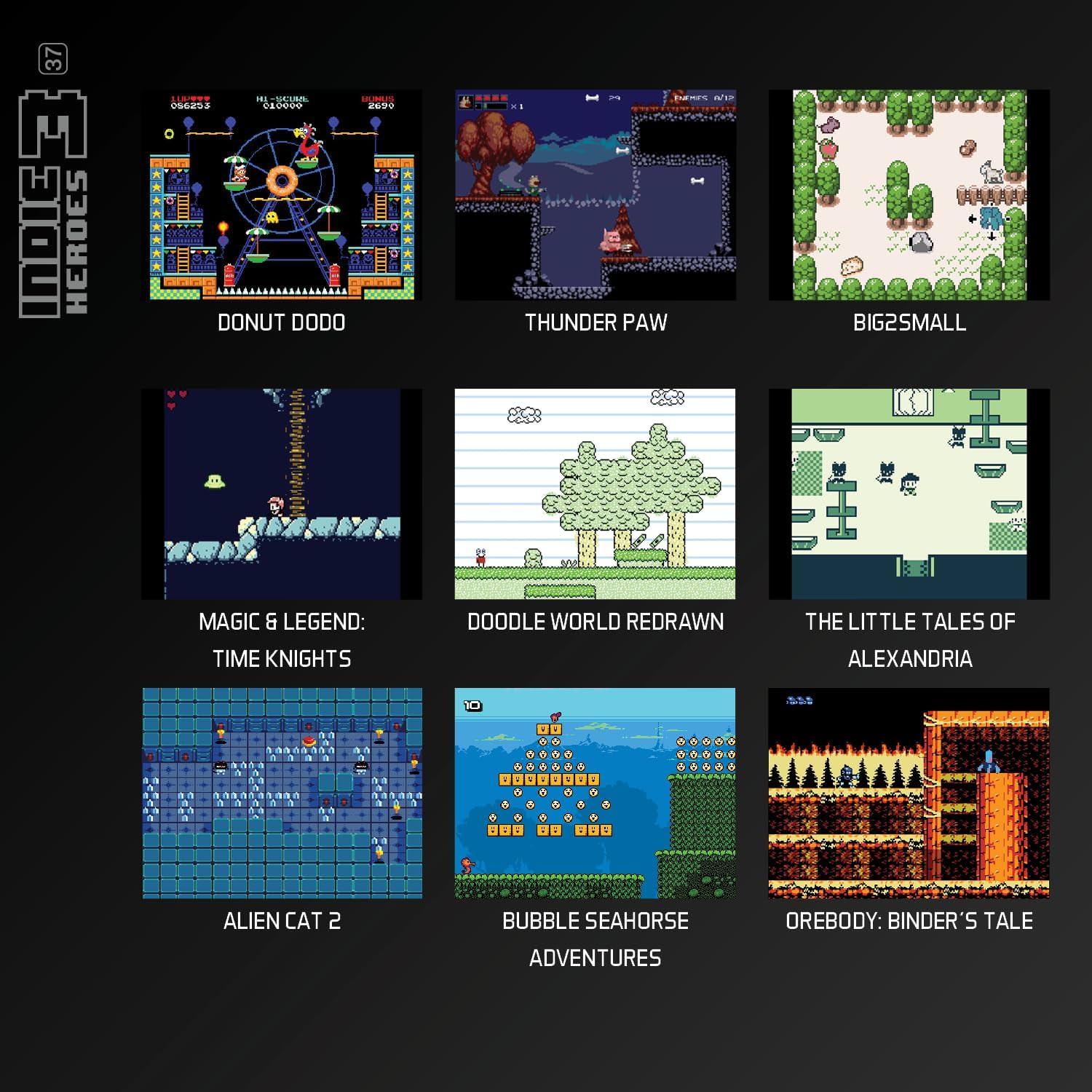 レトロゲーム エバーケード インディーヒーローズコレクション3 Blaze Evercade 並行輸入品 懐かしの名作ゲーム 8ビット 16ビット アクション パズル シューティング 多彩なゲームラインナップ テレビ接続対応 携帯モード - Trade Center