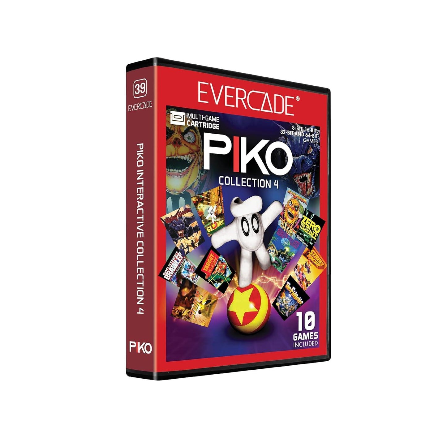 レトロゲーム Piko Interactive Collection 4 Blaze Evercade マルチプレイ対応 Glover Risky Woods Zero Tolerance Street Racer Bad Street Brawler 並行輸入品 - Trade Center