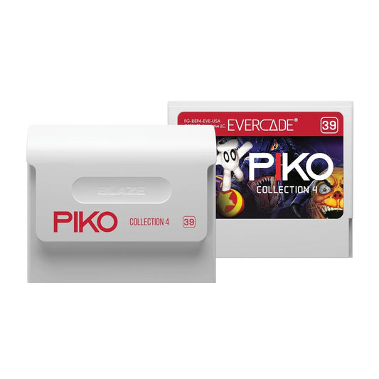 Evercadeカートリッジ Piko Interactive Collection 4 Piko Interactive アクション FPS パズル プラットフォーマー 格闘レース協力プレイ対応16ビット8ビット32ビット64ビットクラシックゲーム収録 Glover Risky Woods Zero Tolerance