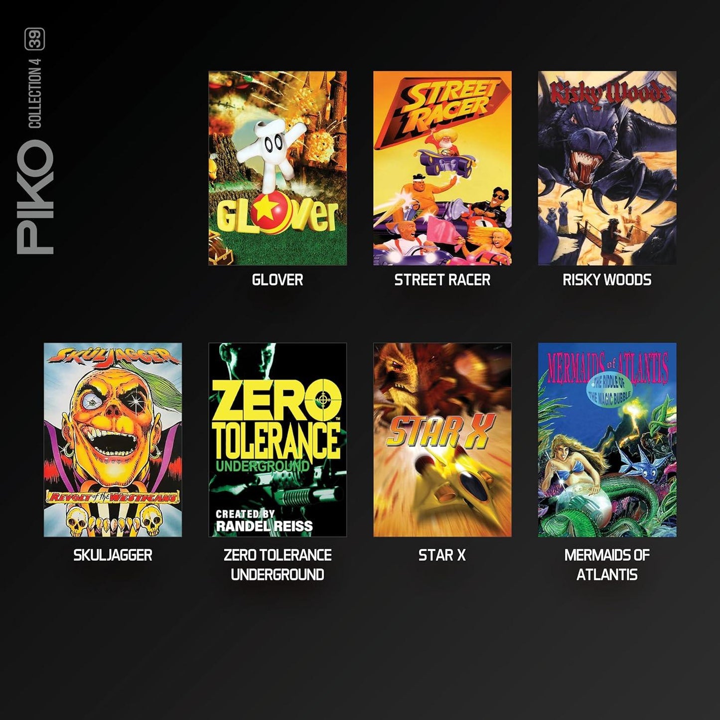 レトロゲーム Piko Interactive Collection 4 Blaze Evercade マルチプレイ対応 Glover Risky Woods Zero Tolerance Street Racer Bad Street Brawler 並行輸入品 - Trade Center