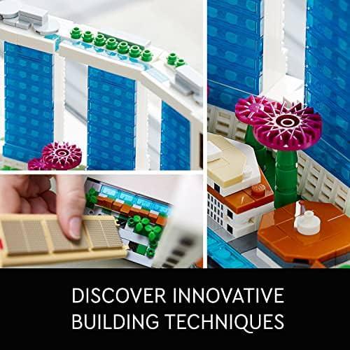 アウトレット品 レゴアーキテクチャー シリーズ シンガポール レゴ ブロック 827ピース マリーナベイ・サンズ ラォパサ シンガポール川 ガーデンズ・バイ・ザ・ベイ スーパーツリーグローブ OCBCセンター ブルータリズム