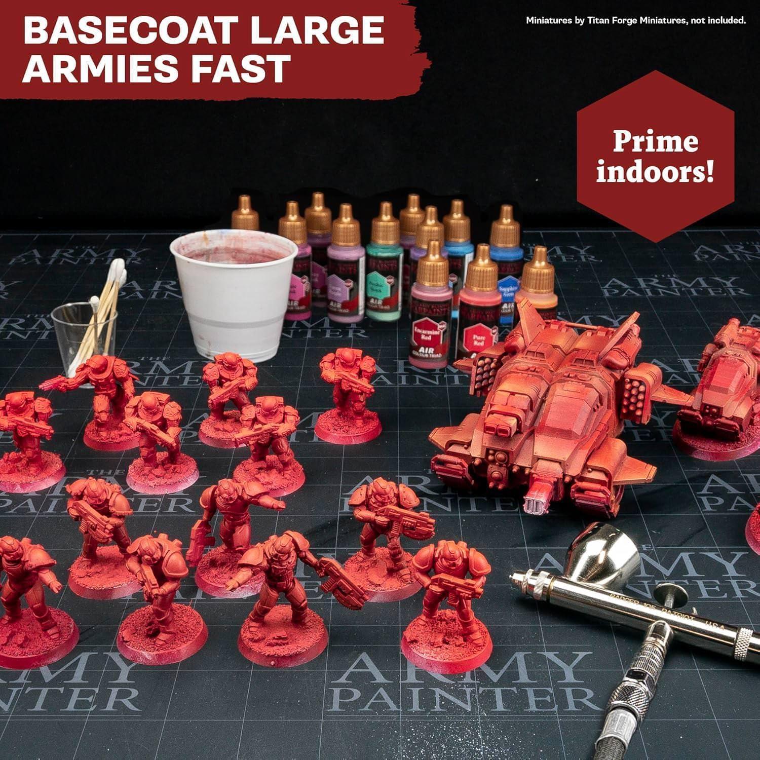 ミニチュア塗料 ウォーペインツ エア スターターセット The Army Painter エアブラシ塗料 12色 エアプライマー付 ボードゲーム エアスターターセット ミニチュアペイント 並行輸入品