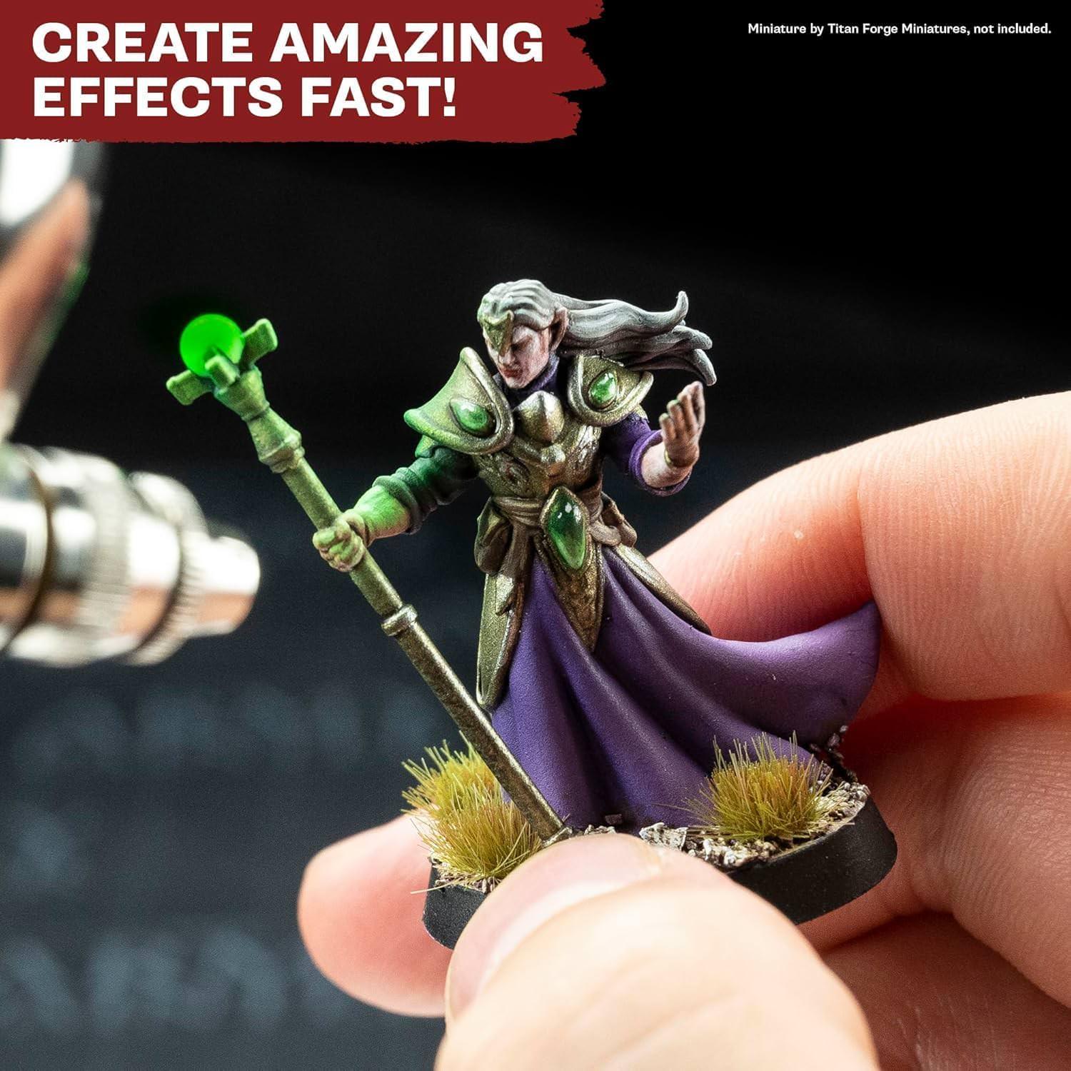 ミニチュア塗料 ウォーペインツ エア スターターセット The Army Painter エアブラシ塗料 12色 エアプライマー付 ボードゲーム エアスターターセット ミニチュアペイント 並行輸入品