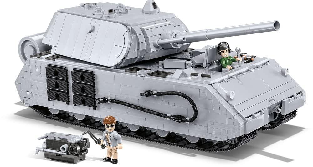 アウトレット品 戦車模型 VIII号戦車 マウス 1/28スケール ドイツ軍モデル Cobi Historical Collection 超重戦車 188tの重量を再現 大型砲塔 128mm主砲 75mm副砲 高品質ヨーロッパ製ブロック 組み立て楽しさ完成満足感 台座付ディスプレイ用