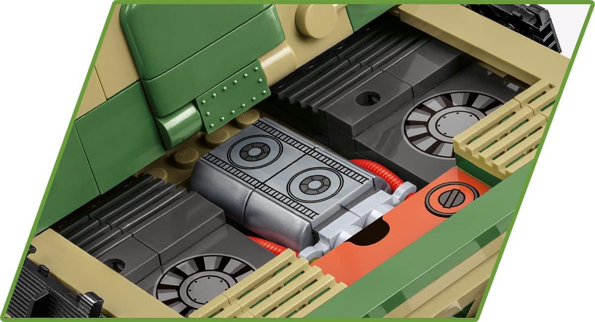 ブロックモデル COBI ヒストリカルコレクション 第二次世界大戦 Sd.Kfz.173 ヤークトパンター戦車2574 ドイツ軍 1:28スケール 950ピース 大型モデル 精密再現 高耐久プリント ギミック搭載 移動可能砲塔 転がるキャタピラ 並行輸入品
