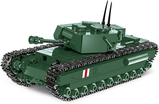 ミリタリー ブロック チャーチル MK.IV 戦車 COBI 精巧組立キット 505ピース 高品質素材 可動砲塔 開閉ハッチ 忠実再現 第二次世界大戦 英国歩兵戦車 頑丈装甲 履帯特徴 歴史学習 空間認識 創造性育成 8歳以上 大人向け コレクター