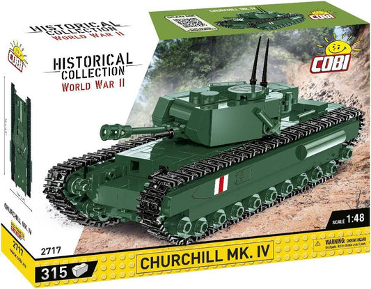 ミリタリー ブロック チャーチル MK.IV 戦車 COBI 精巧組立キット 505ピース 高品質素材 可動砲塔 開閉ハッチ 忠実再現 第二次世界大戦 英国歩兵戦車 頑丈装甲 履帯特徴 歴史学習 空間認識 創造性育成 8歳以上 大人向け コレクター