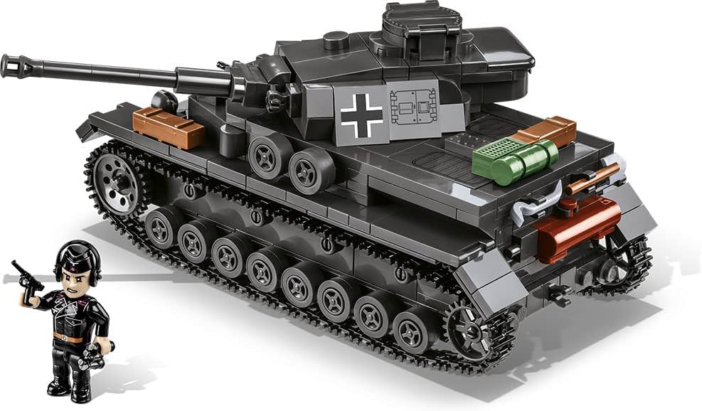 ブロック組立セット Company of Heroes 3 Panzer IV Ausf. G COBI 公式ライセンス 第二次世界大戦モデル 1対35スケール 履帯可動 砲塔回転 ハッチ開閉 高精度フィギュア付属 戦車遊べる構造 精密プリント歴史再現 コレクター向け