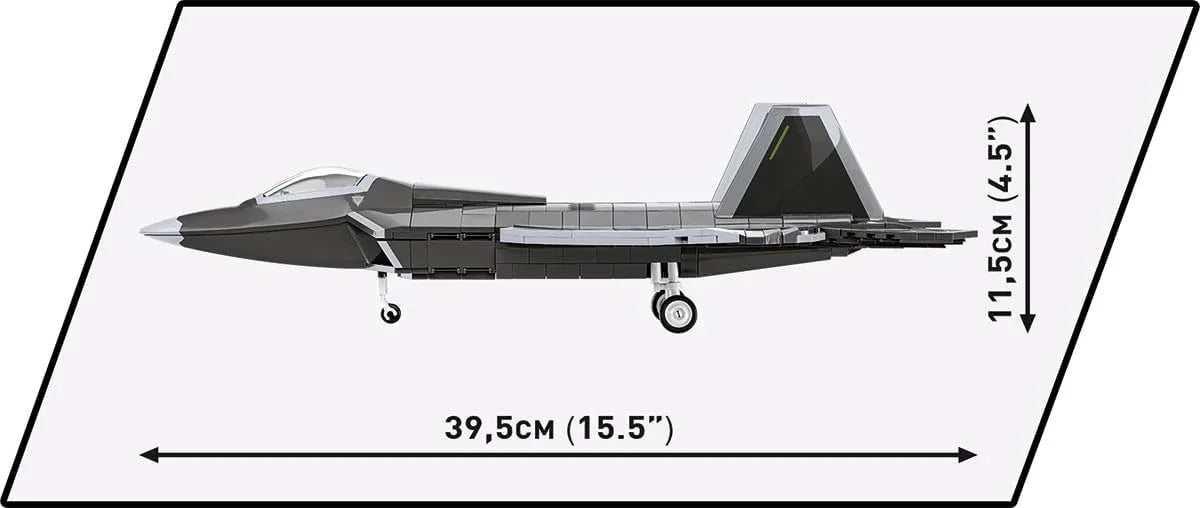 プラモデル Lockheed F-22 Raptor Cobi 世界最高峰 ステルス戦闘機 ブロックモデル 1 48スケール 695ピース 開閉式爆弾倉 コックピット搭乗フィギュア 飛行状態展示対応 専用ディスプレイスタンド付き 高品質ABS樹脂 高精細再現 並行輸入品