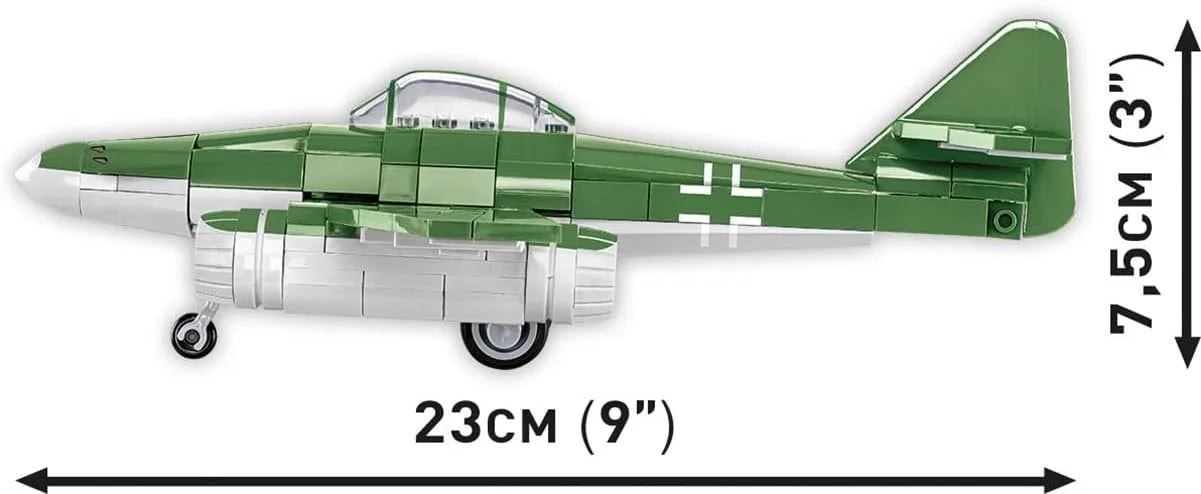 ブロックモデル Messerschmitt Me 262 戦闘機 COBI Historical Collection 第二次世界大戦 世界初 ジェット戦闘機 1 48スケール 高品質 プリント仕様 ステッカー不使用 欧州製 安全基準適合 スイープバック翼 双発ジェットエンジン 並行輸入品