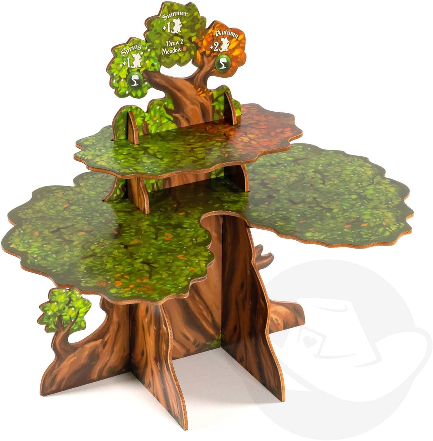 ボードゲーム Everdell エバーデール 木製 エバーツリー アクセサリー アップグレードコンポーネント 組み立て式 立体的 存在感 美しい フォルム 自然 質感 重厚感 安定感 耐久性 機能性 デザイン性 本格的 体感 森 世界 没入感