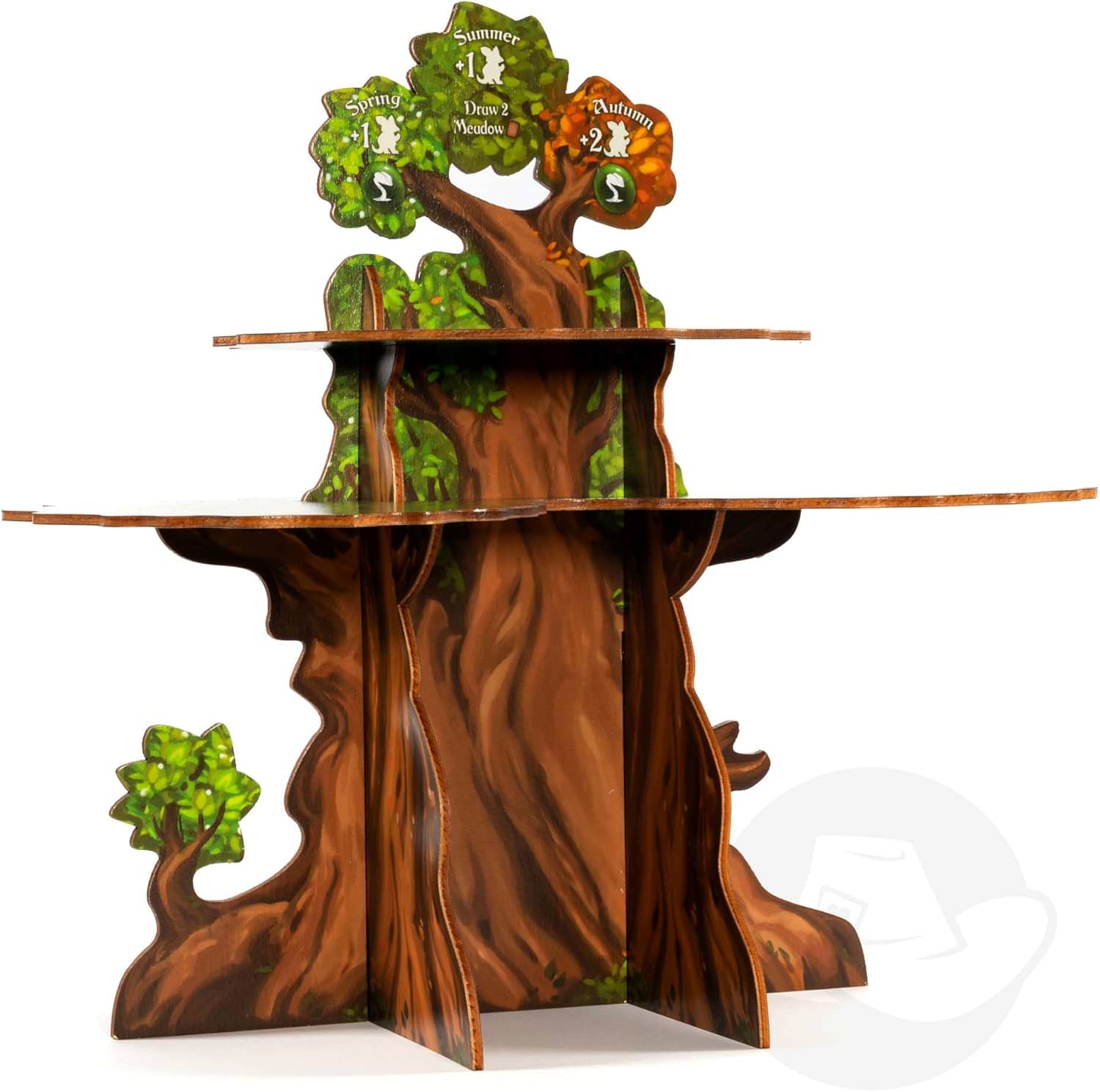 ボードゲーム Everdell エバーデール 木製 エバーツリー アクセサリー アップグレードコンポーネント 組み立て式 立体的 存在感 美しい フォルム 自然 質感 重厚感 安定感 耐久性 機能性 デザイン性 本格的 体感 森 世界 没入感