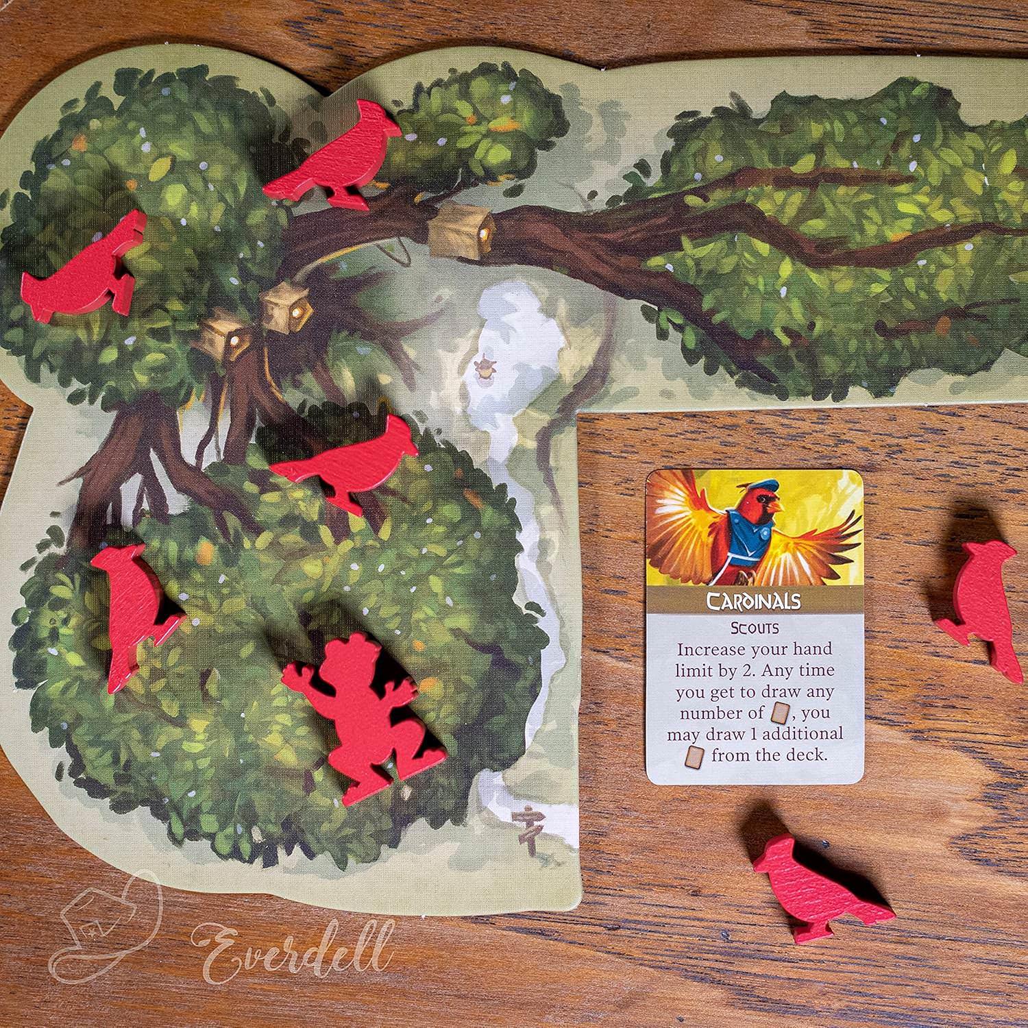 ボードゲーム Everdell Bellfaire Everdell モジュール式拡張セット 森の世界拡張 プレイヤーパワー追加 5ー6人対応 回転マーケット戦略 ガーランド賞 新キャラクターイベント フラワーフェスティバル 美しいアートワーク