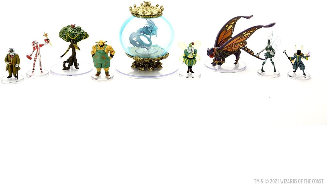 ダンジョンズ&ドラゴンズ D&D Icons of the Realms Premium Figures Witchlight Carnival WizKids 塗装済みミニチュア 10体セット 28-35mmスケール テーブルトップRPG プレミアム樹脂製フィギュア