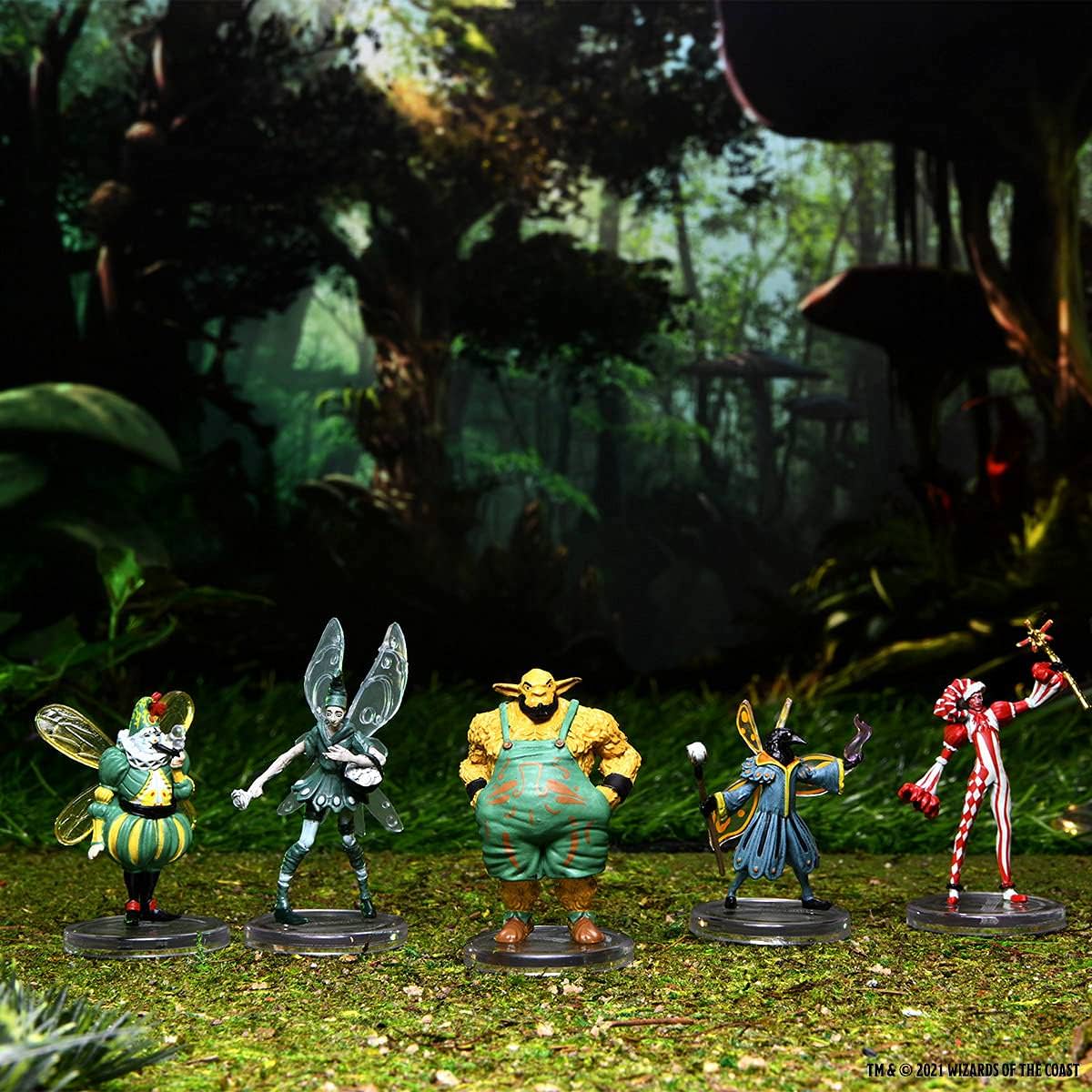 ダンジョンズ&ドラゴンズ D&D Icons of the Realms Premium Figures Witchlight Carnival WizKids 塗装済みミニチュア 10体セット 28-35mmスケール テーブルトップRPG プレミアム樹脂製フィギュア