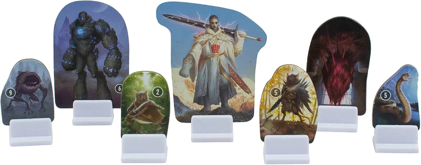 ボードゲーム Gloomhaven Jaws of the Lion キャラクター多数 戦略的カードプレイ プレイ人数1から4人 英語版 チュートリアル付き 簡略化シナリオブック採用 充実コンポーネント ミニチュア多数 各種モンスター多数搭載