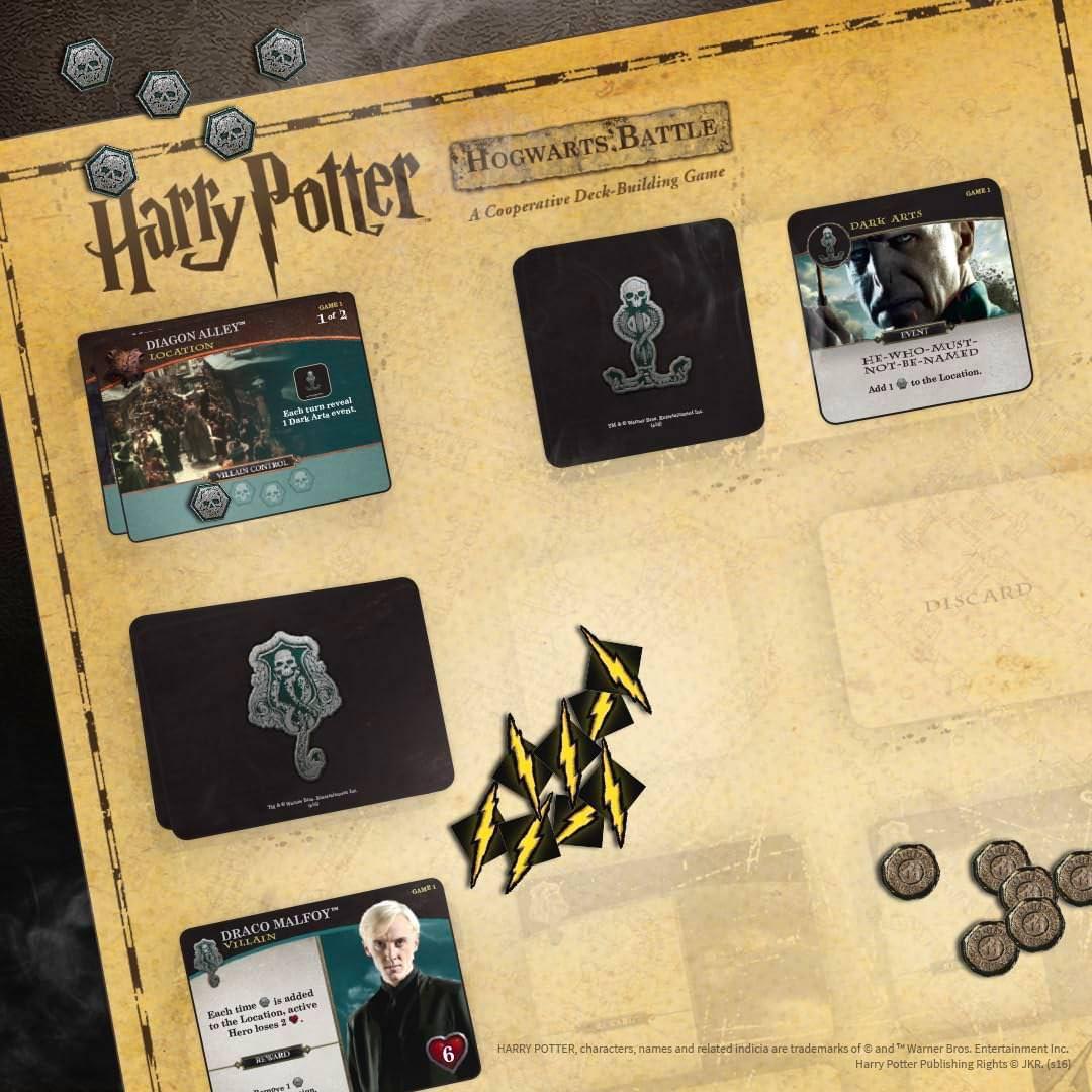 ボードゲーム Harry Potter Hogwarts Battle A Cooperative Deck-Building Card Game J K ローリング ホグワーツの魔法と冒険協力型デッキ構築カードゲーム協力して闇の魔法使いたちを撃破し魔法界を守る冒険体験英語版 日本語説明書なし