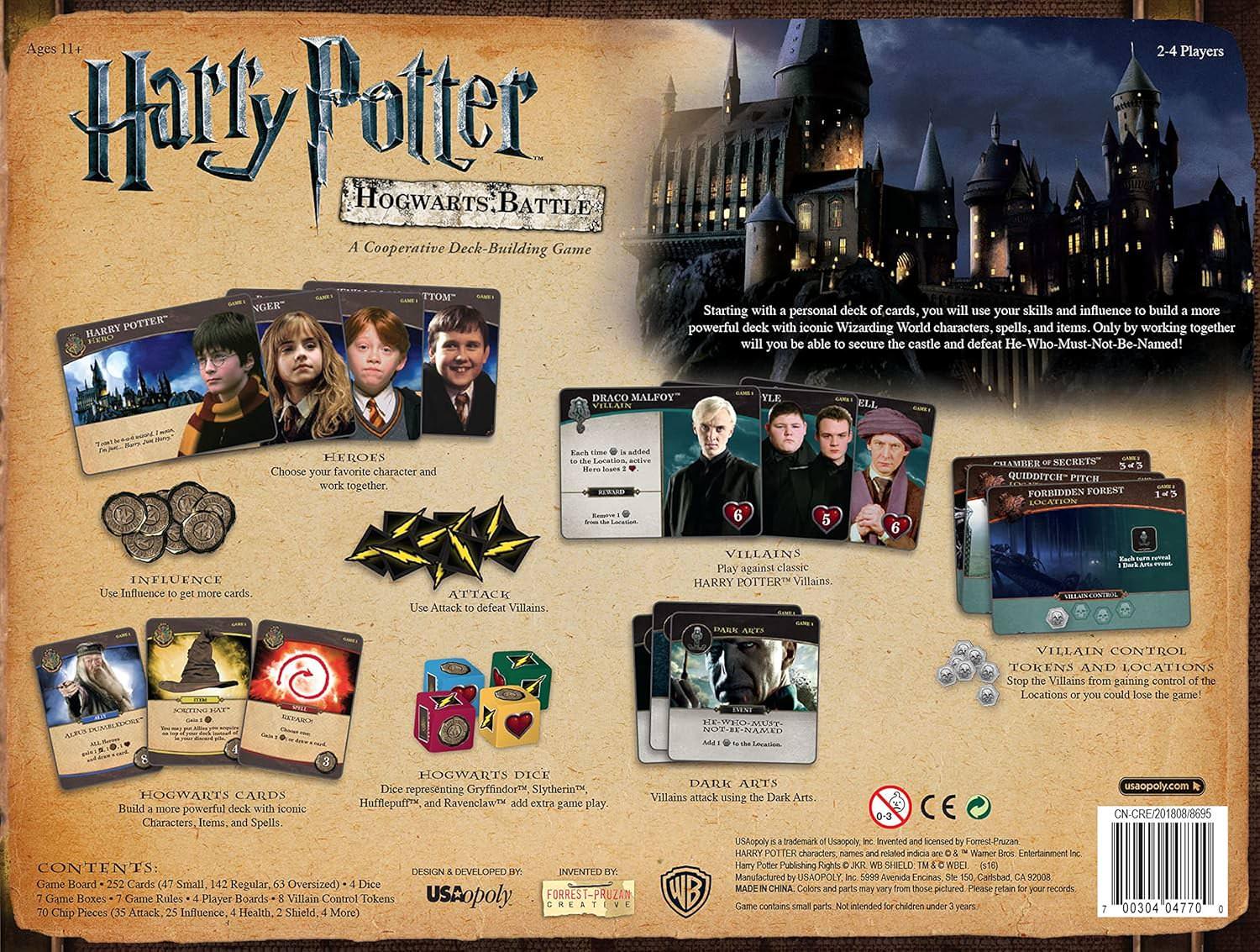 ボードゲーム Harry Potter Hogwarts Battle A Cooperative Deck-Building Card Game J K ローリング ホグワーツの魔法と冒険協力型デッキ構築カードゲーム協力して闇の魔法使いたちを撃破し魔法界を守る冒険体験英語版 日本語説明書なし