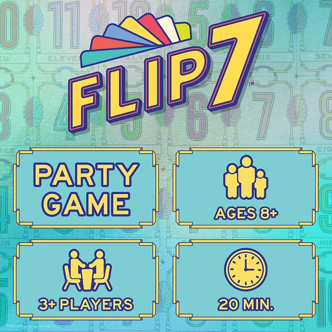 Flip Seven [The excitement over a card that will decide your fate] A fun psychological game, nominated for the German Game of the Year award 