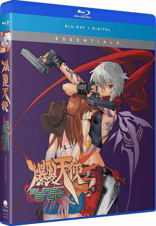 Blu-ray 爆裂天使 The Complete Series Essentials GONZO アクションSF アニメ 近未来東京の混沌と無法に立ち向かう少女たちの物語 1080p HD 高画質収録 全24話 特典映像充実 迫力の銃撃戦とサイバーパンク世界観 