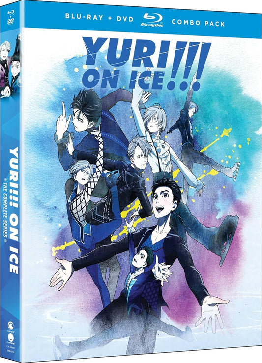 ユーリ on ICE The Complete Series アニメ Blu-ray DVD コンプリートシリーズ フィギュアスケート MAPPA スタジオ オリジナル作品 山本沙代 監督 久保ミツロウ 脚本 宮本賢二 振付け 全12話 2016年10月 12月 TV放送 北米輸入版 Blu-ray