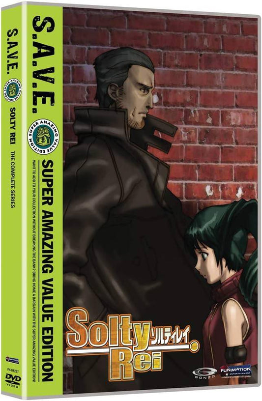 Solty Rei ソルティレイ The Complete Series アニメ DVD ボックスセット GONZO AIC 平池芳正 監督 SF 全話収録 TV朝日 2005年 2006年 Funimation S.A.V.E. Super Anime Value Edition 6枚のディスク 1話 - 24話 北米輸入版 Blu-ray