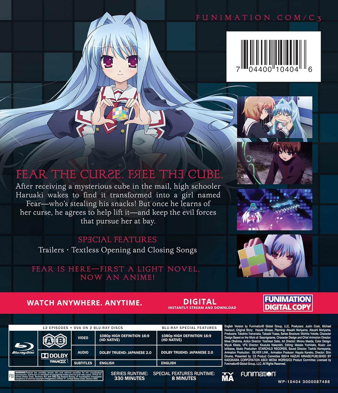 アニメ Blu-ray C3 -シーキューブ- コンプリートシリーズ Essentials Blu-ray 高画質1080p HD Native 16:9 アスペクト比 2枚組 全12話 OVA 収録 豪華声優陣 田村ゆかり 梶裕貴 茅原実里 喜多村英梨 呪いと共存する少年少女