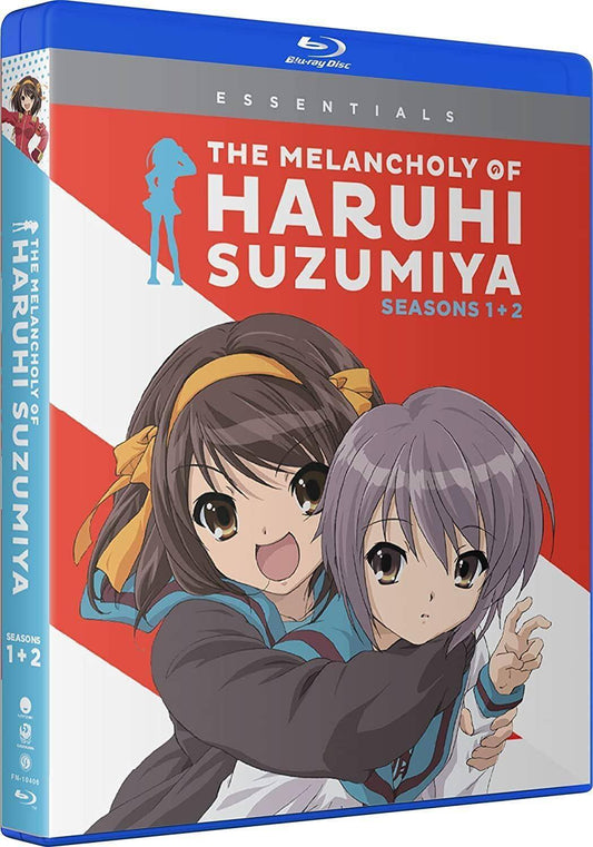 Blu-ray 涼宮ハルヒの憂鬱 シーズン1 2 Essentials Blu-ray 石原立也監督 高画質 1080p HDネイティブ 映像 16 9 アスペクト比 全28エピソード 豊富な特典映像 ハレ晴レユカイ 人気楽曲収録 SOS団 活動 不思議探求