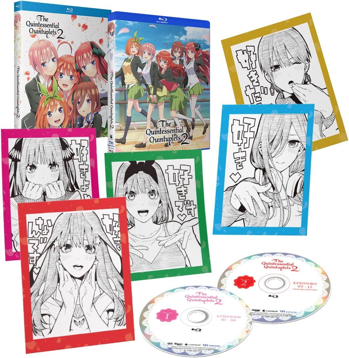アニメ Blu-ray 五等分の花嫁∬ シーズン2 Bibury Animation Studios 高品質映像 美麗アニメーション表現 全12話収録 特典映像付 1080p HD 16:9 ワイドスクリーン 音声豊か 青少年から大人まで幅広い層対応 春場ねぎ原作 