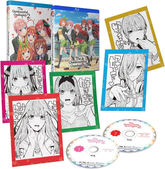アニメ Blu-ray 五等分の花嫁∬ シーズン2 Bibury Animation Studios 高品質映像 美麗アニメーション表現 全12話収録 特典映像付 1080p HD 16:9 ワイドスクリーン 音声豊か 青少年から大人まで幅広い層対応 春場ねぎ原作 