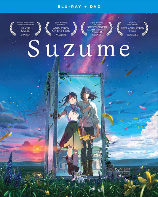 ブルーレイDVD すずめの戸締まり 新海誠 豪華声優陣出演 RADWIMPS神代寿真音楽 新海誠監督繊細映像表現 豪華特典映像三枚組 高品質映像収録 全国美風景描写 心震える冒険ファンタジー 17歳高校生主人公旅物語  DVD