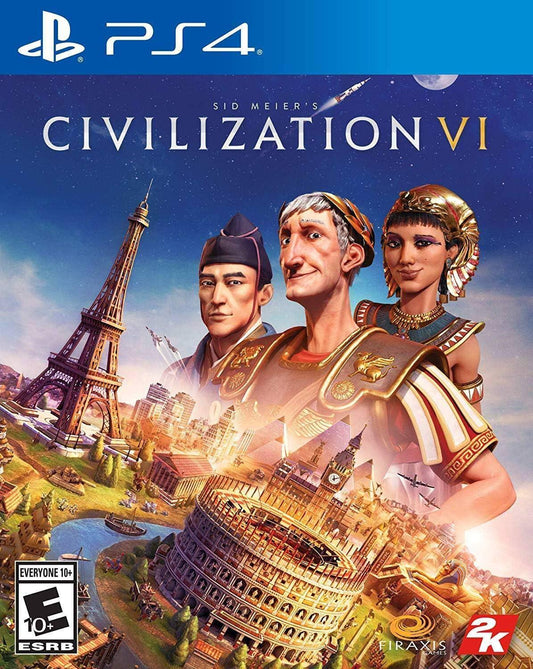 ゲーム PS4 シドマイヤーズ シヴィライゼーション VI 2K Games Fireaxis Games 歴史試練耐久 帝国築造 4X ターン制ストラテジー 都市アンスタック文化宗教軍事技術多彩指導者多様プレイ 並行輸入品
