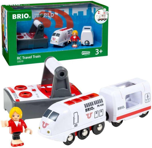 アウトレット品 知育玩具 BRIOリモートコントロールトラベルトレイン 33510 BRIO 36か月以上対応 木製レール遊び対応 高品質耐久性安全設計 操作簡単前進後退ライトサウンド搭載 複数周波数切替可能 互換性IKEA無印良品対応