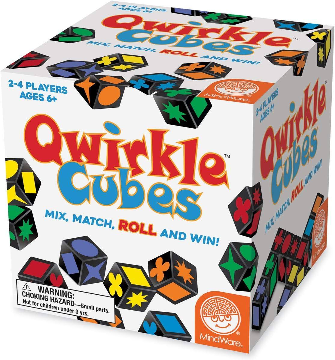 ボードゲーム Qwirkle Cubes クワークルキューブ 世界的賞受賞戦略的木製キューブ90個ダイスシステム搭載手札オープン新ルール家族向け知育玩具6歳以上 2人から4人対応 パーティーゲーム 幅広い年齢層対応 