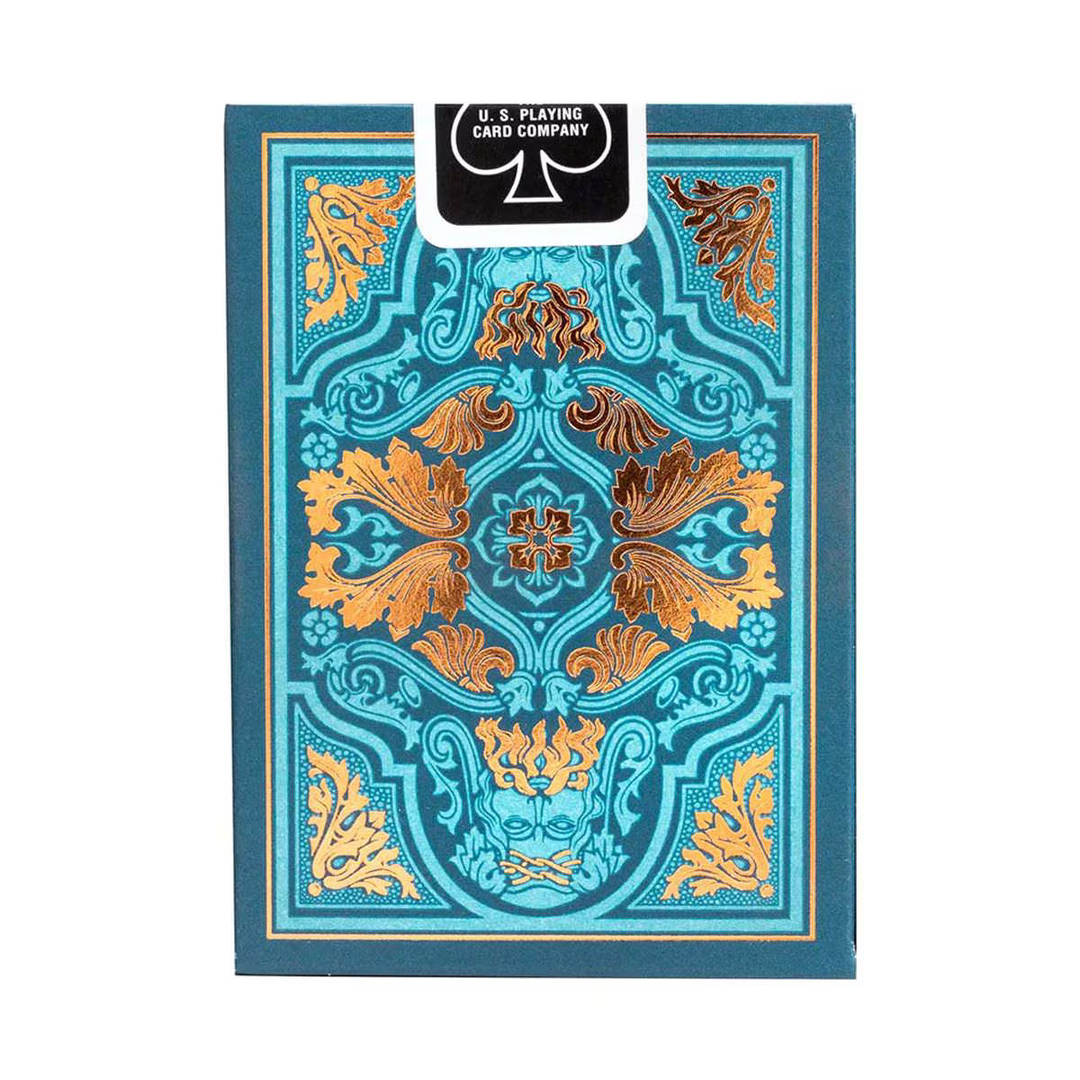 トランプ Bicycle Sea King Playing Cards 海洋テーマ クラーケン 灯台 54枚 プラスチック製 防水性 耐久性 ポーカー ラミー ソリティア スペード 88 x 63mm 国際標準 ポーカーサイズ 青 青緑色 複雑精巧デザイン