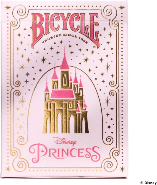 トランプカード Bicycle ディズニープリンセス トランプカード USPCCライセンス 金箔ホログラフィック加工 エアクッションフィニッシュ 滑らかシャッフル FSC認証紙使用 非毒性植物由来インク 54枚構成 ジョーカー2枚 丸み帯びたカード端 並行輸入品