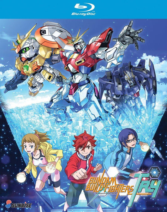 アニメーション Blu-ray ガンダムビルドファイターズトライ サンライズ制作 全25話収録 新ルール 三人チームバトル 新世代ガンプラバトル 高画質映像 迫力あるバトルシーン 豊富な機体デザイン 友情と成長の物語
