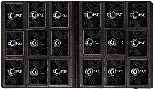 トレーディングカードバインダー Ultra Pro 9ポケット エクリプス スカイブルー PROバインダー 360枚収納 両面収納 横入れスリム設計 長期保存対応 非PVC素材 安全保護 滑り止め加工 ゴムストラップ付き カードコレクション整理