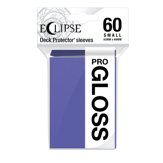 トレーディングカードスリーブ Eclipseグロス スモール デッキ プロテクター 60枚入り Ultra PRO 高機能 光沢前面 フォイルカード映え 完全不透明背面 ChromaFusion技術 耐久性 滑らかシャッフル感 ポリプロピレン素材 エンボス加工