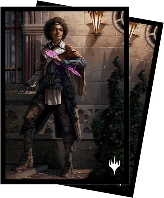 デッキプロテクター Murders at Karlov Manor Kaya Spirits' Justice マジックザギャザリング MTG 高品質デッキプロテクタースリーブ 独占アートワーク Magali Villeneuve ChromaFusion Technology ポリプロピレン素材 マット仕上げ