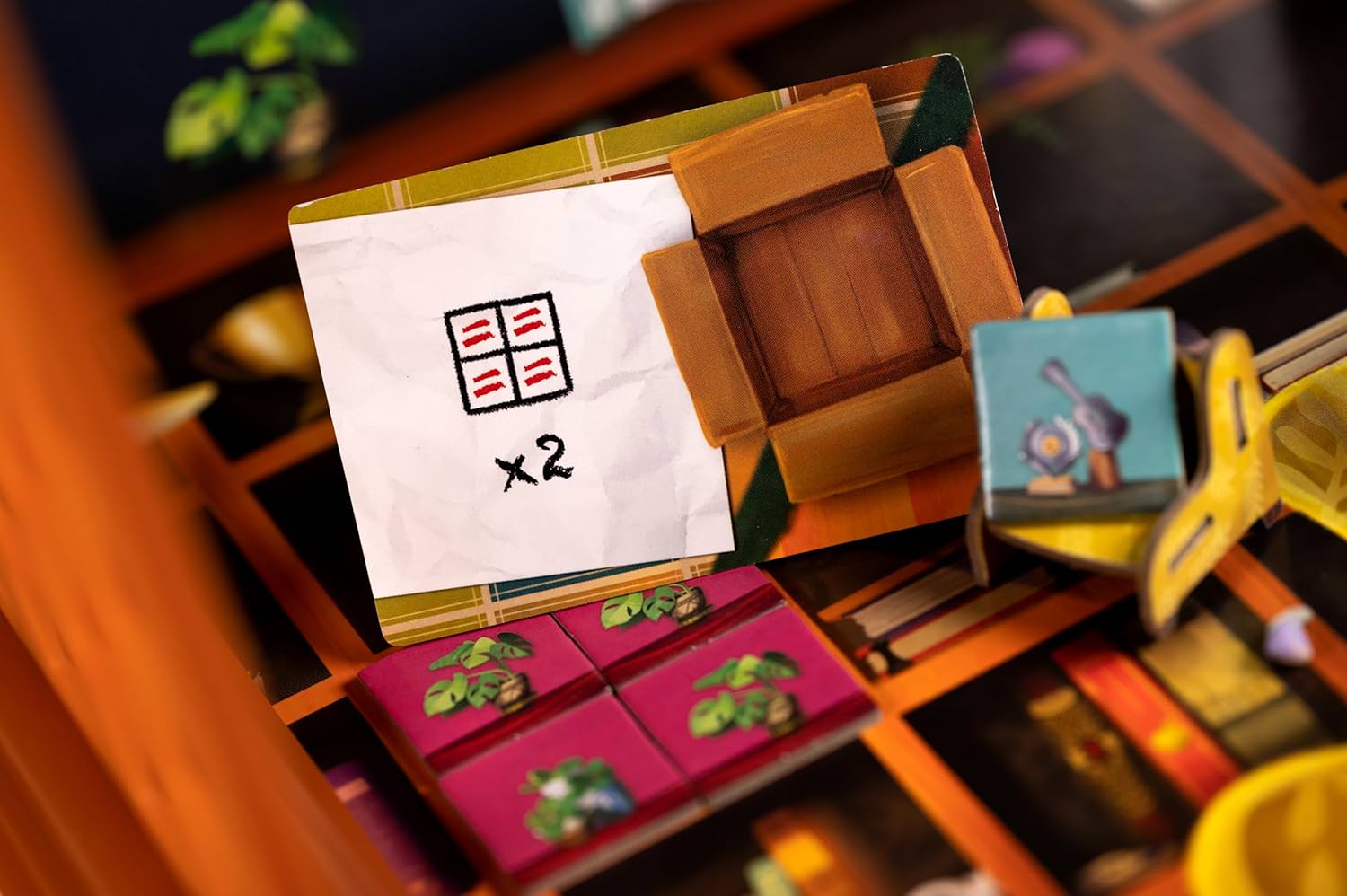 ボードゲーム マイシェルフィー My Shelfie Cranio Creations Lucky Duck Games 3D 立体的 本棚 タイル配置 戦略的 ファミリーゲーム アブストラクト戦略ゲーム 2人から4人 30分 8歳以上 整理整頓