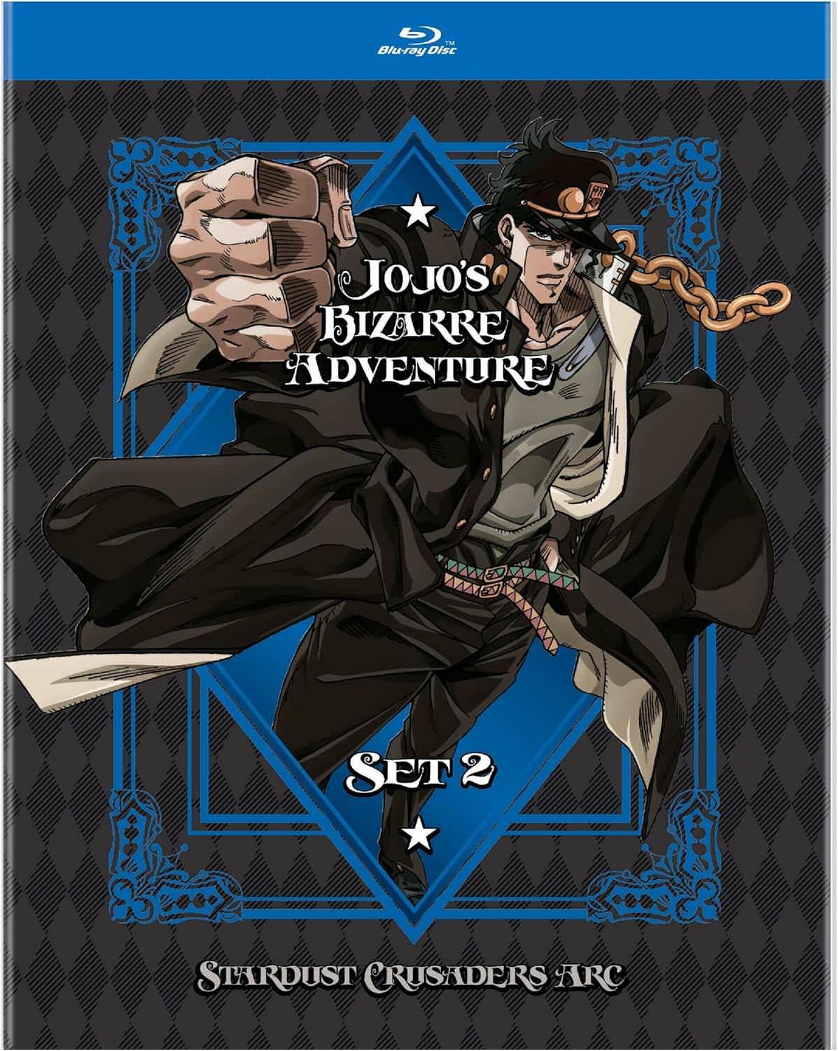 Blu-ray ジョジョの奇妙な冒険 スターダストクルセイダース Set 2 荒木飛呂彦 24エピソード収録 多彩なスタンドバトル 高画質映像 緻密アニメーション 迫力音響効果 世代超えた宿敵との壮大な戦い 