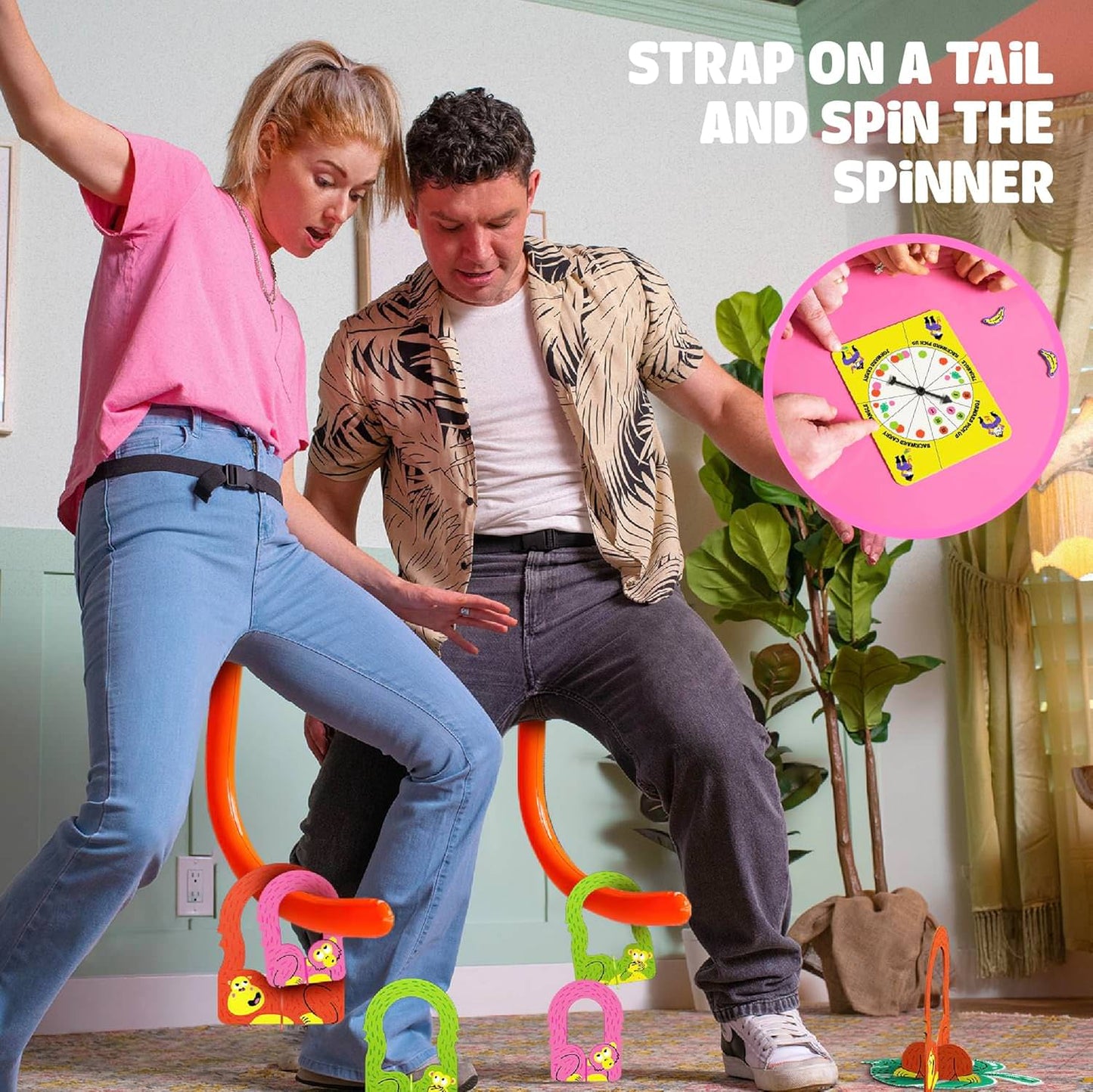 イッツバナナ【SNSで5億回再生！笑い転げる爆笑体験】モンキーテールゲーム パーティーゲーム 室内遊び