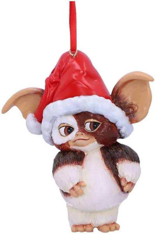 クリスマス オーナメント グレムリン ギズモ サンタハット Nemesis Now 手塗り 高品質 ポリレジン製 クリスマスツリー インテリア フェスティブ デコレーティブ モグワイ 13.5cm 高さ 約 幅 13cm 奥行き 8cm 映画 正規ライセンス