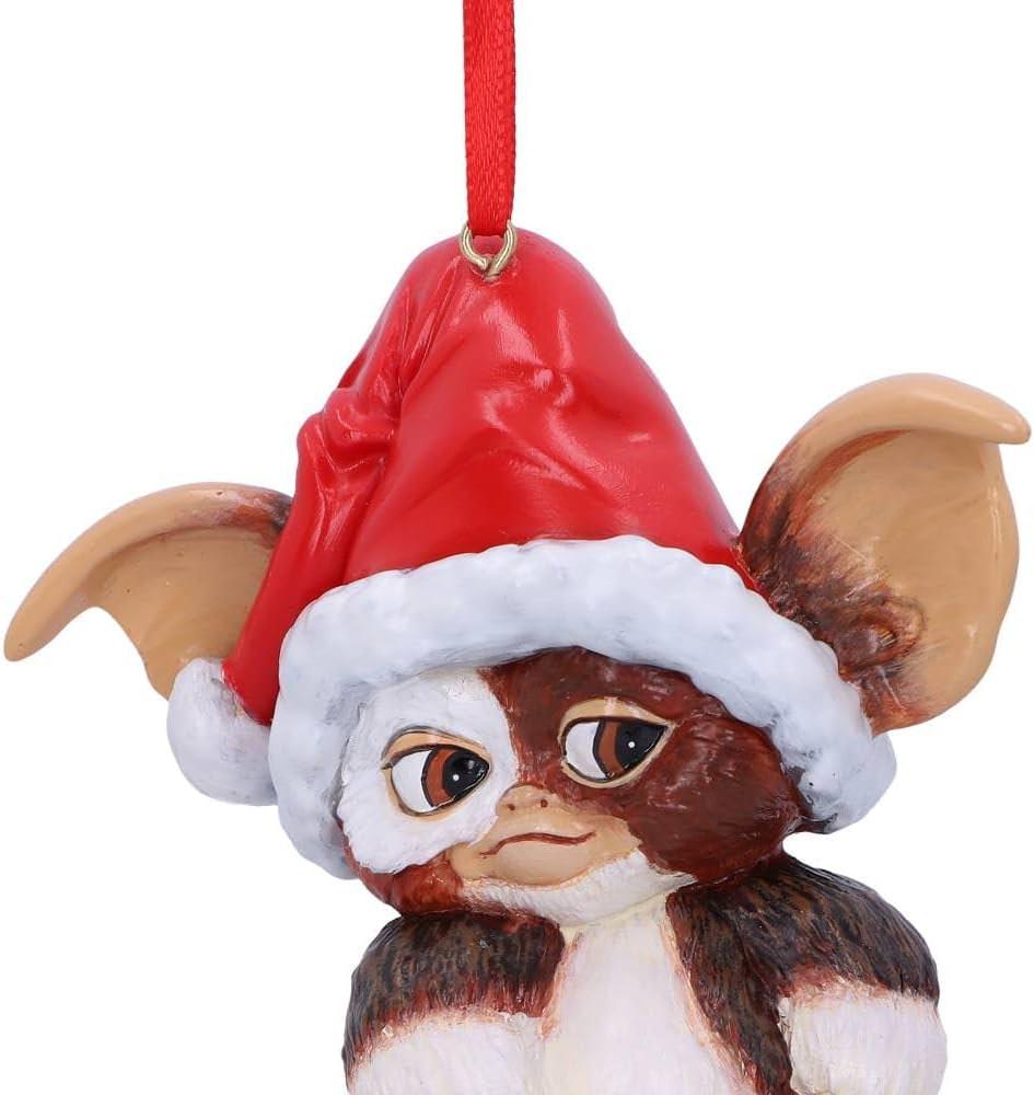 クリスマス オーナメント グレムリン ギズモ サンタハット Nemesis Now 手塗り 高品質 ポリレジン製 クリスマスツリー インテリア フェスティブ デコレーティブ モグワイ 13.5cm 高さ 約 幅 13cm 奥行き 8cm 映画 正規ライセンス