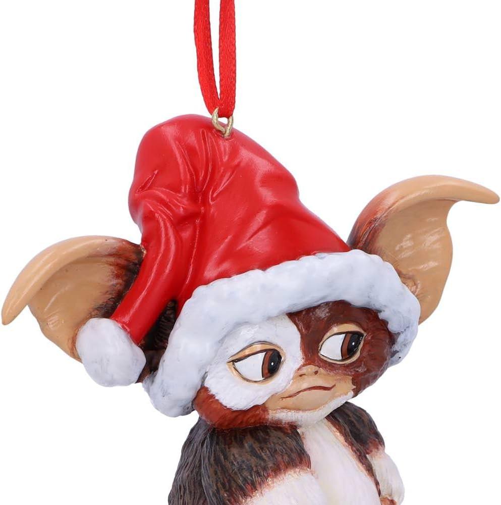 クリスマス オーナメント グレムリン ギズモ サンタハット Nemesis Now 手塗り 高品質 ポリレジン製 クリスマスツリー インテリア フェスティブ デコレーティブ モグワイ 13.5cm 高さ 約 幅 13cm 奥行き 8cm 映画 正規ライセンス