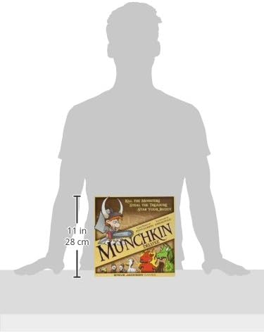 カードゲーム Munchkin Deluxe マンチキン デラックス Steve Jackson Games ダンジョンアドベンチャー パロディ 3-6人プレイ 対象年齢10歳以上 1-2時間 168枚カード ゲームボード付属 6色ポーン 6面サイコロ