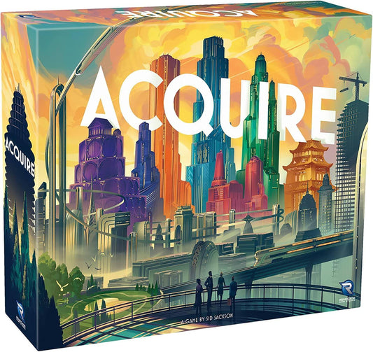 ボードゲーム Acquire 名匠シドサクソン 不動産戦略の傑作 高品質プラスチック製ゲームボード ビルディングタイル 株式売買 合併戦略 株券 株主情報カード タイクーンモード クラシックモード 投資利益最大化英語版 日本語説明書なし